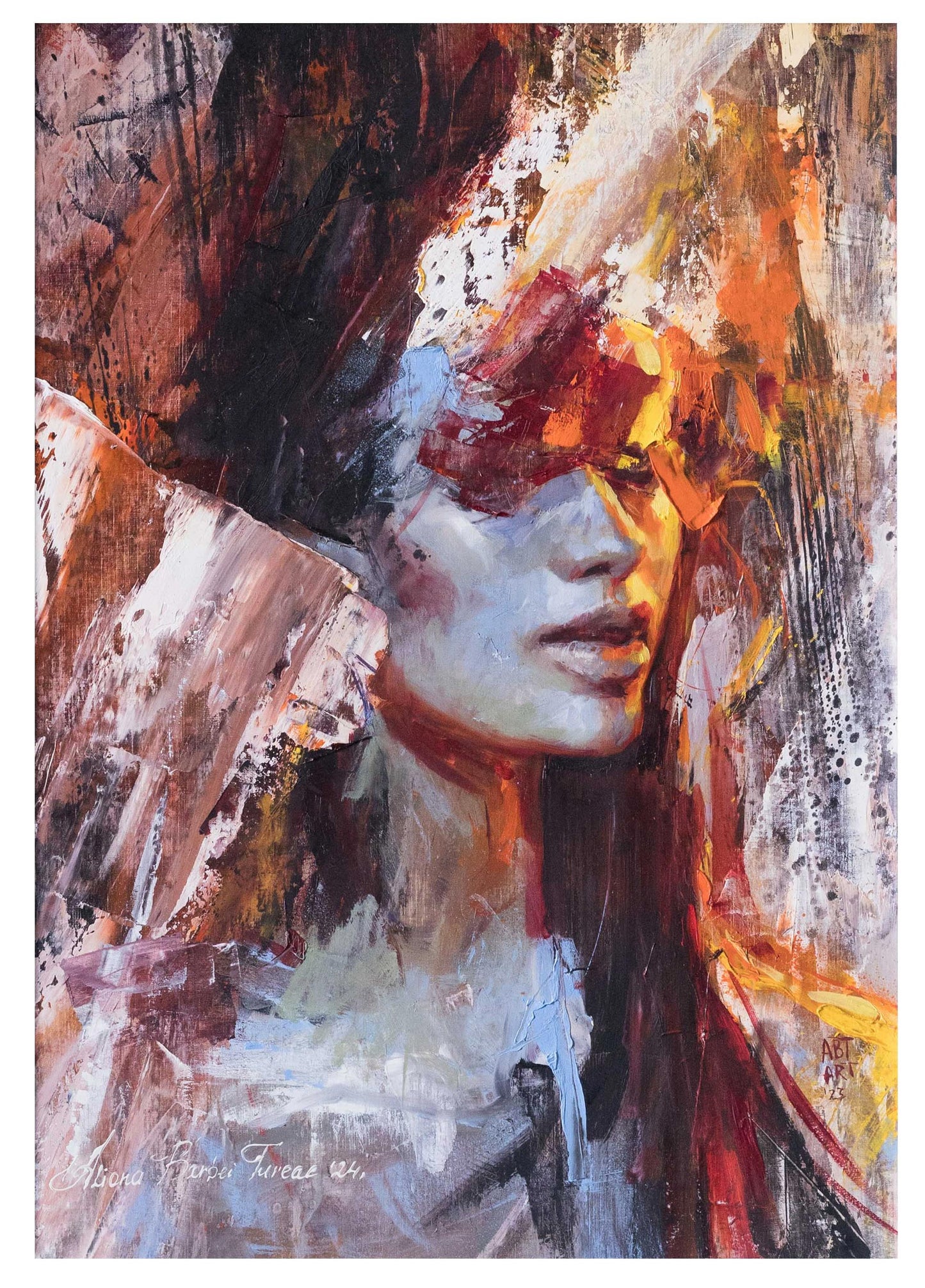 Aliona Barbei Tureac Haos Abstract - Pictura