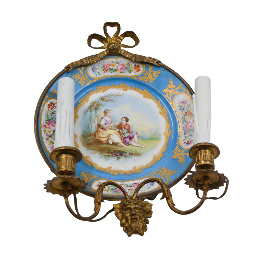 Aplice bronz dore, Neorococo - TreasureTrove