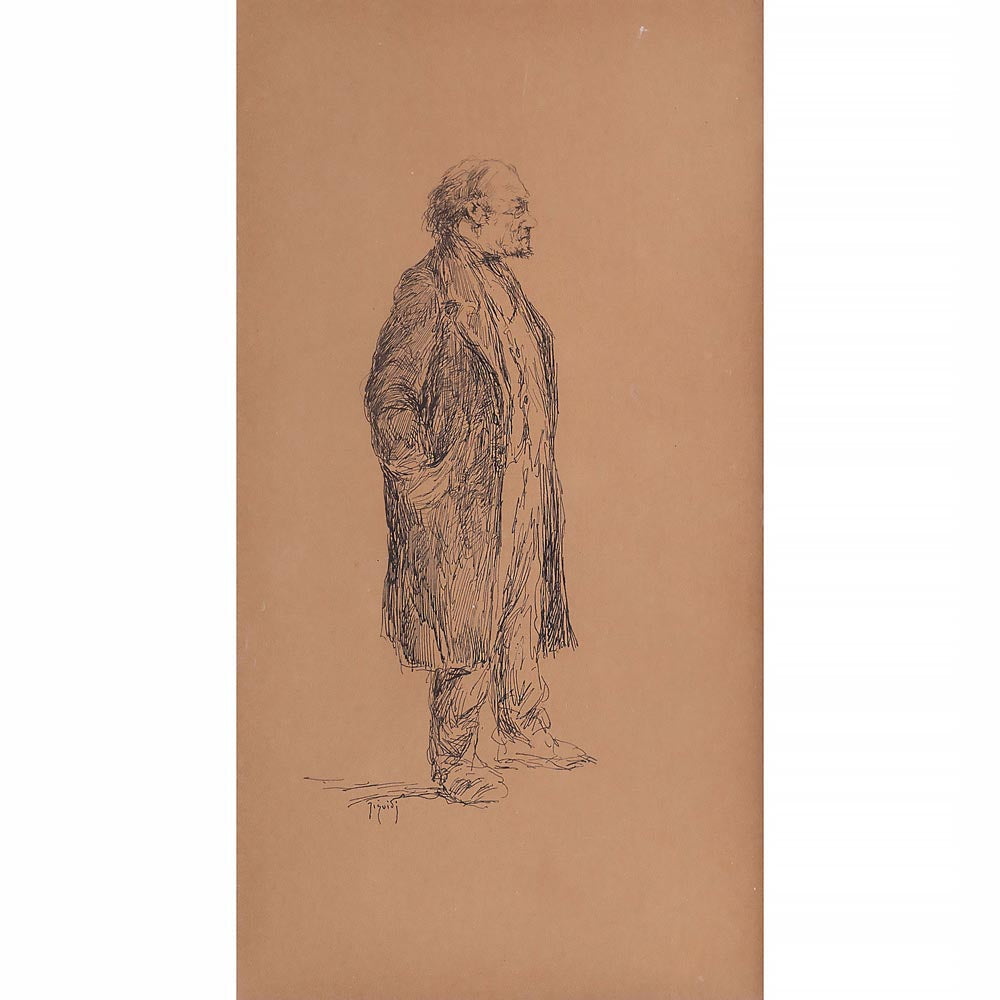 CONSTANTIN JIQUIDI, BĂRBAT ÎN REDINGOTĂ - TreasureTrove