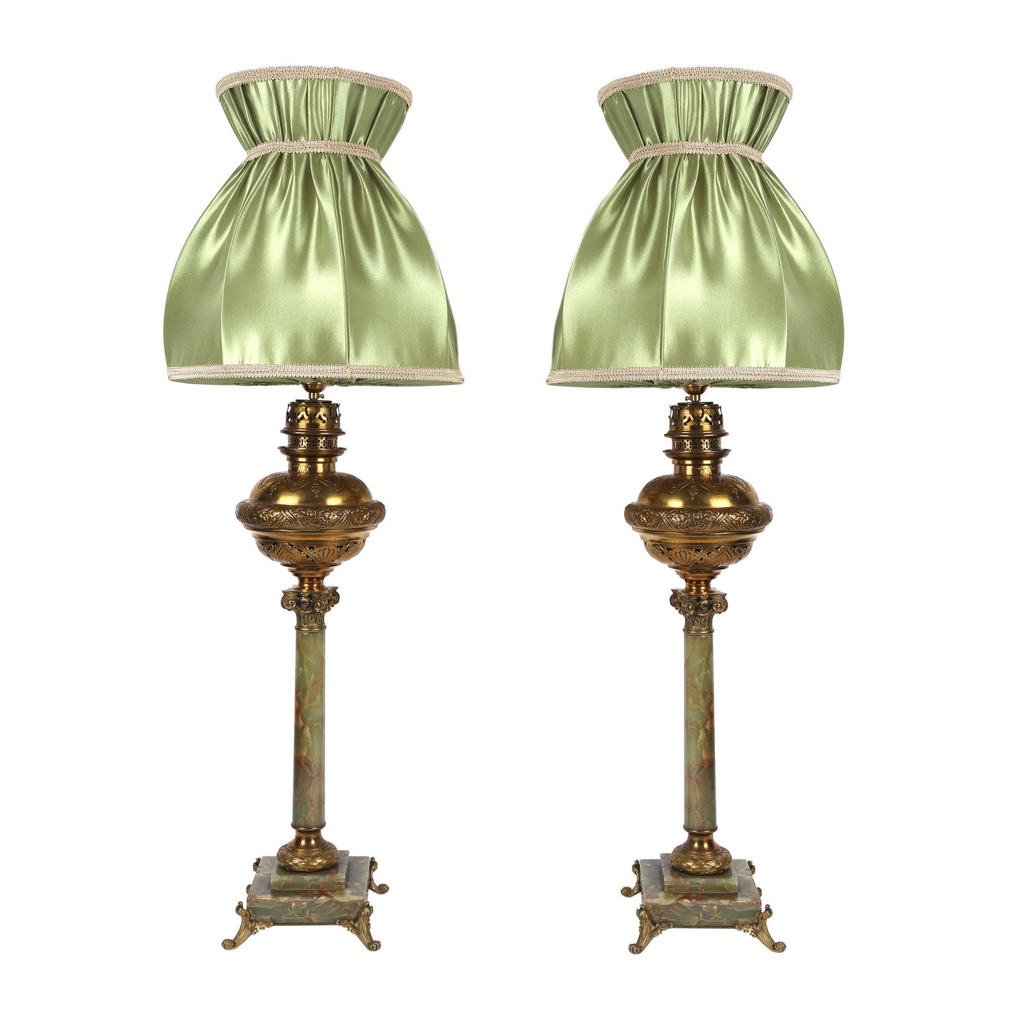 Exceptionala pereche de lampi in maniera Louis XV - Iluminat