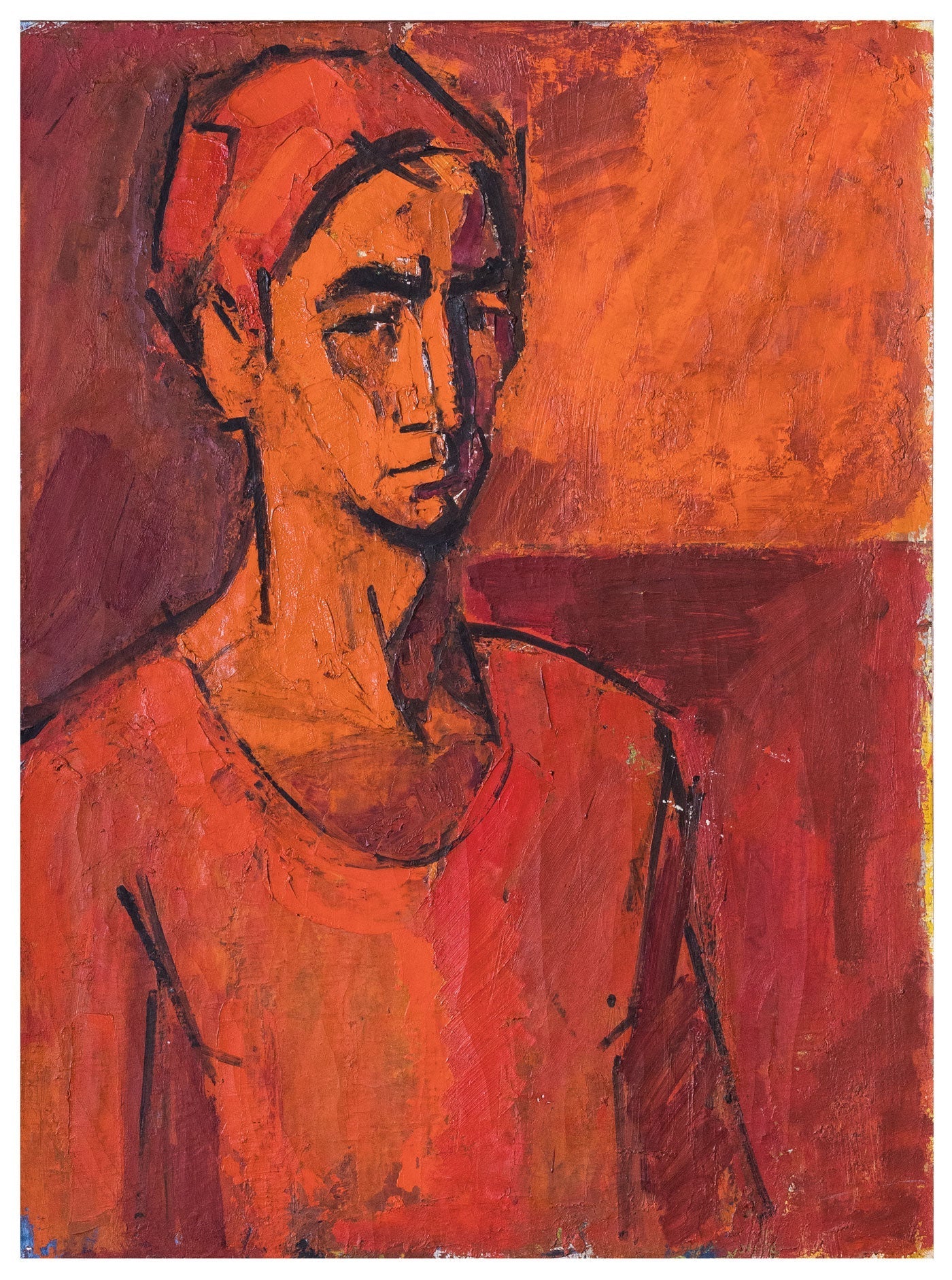 Gheorghe Iacob Portret de Barbat - Pictura