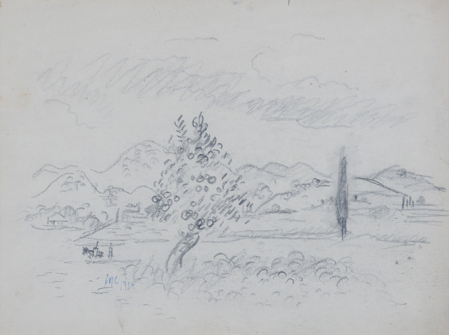 Henri Catargi Peisaj - Grafica
