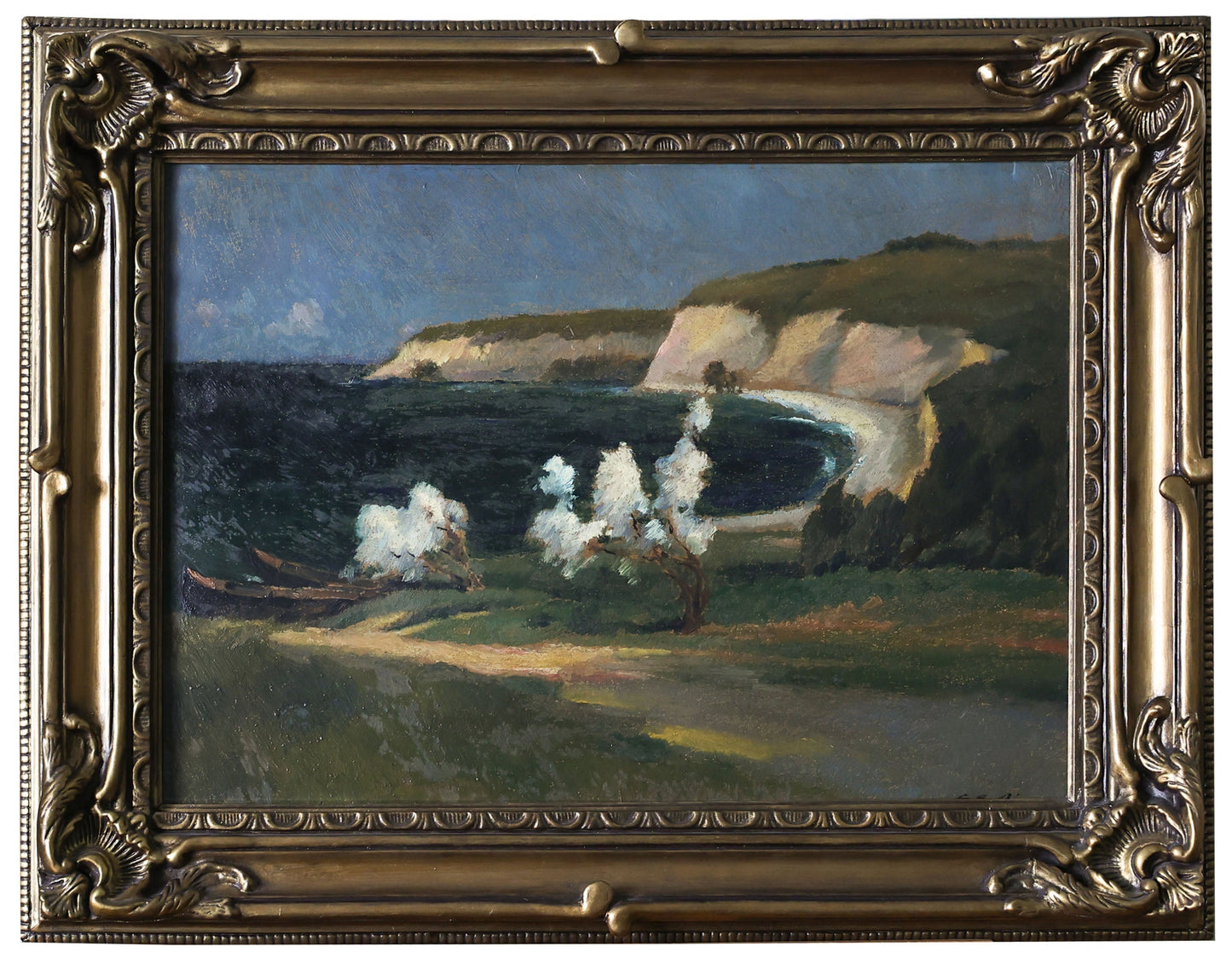 Leon Alexandru Biju Peisaj Tuzla - Pictura