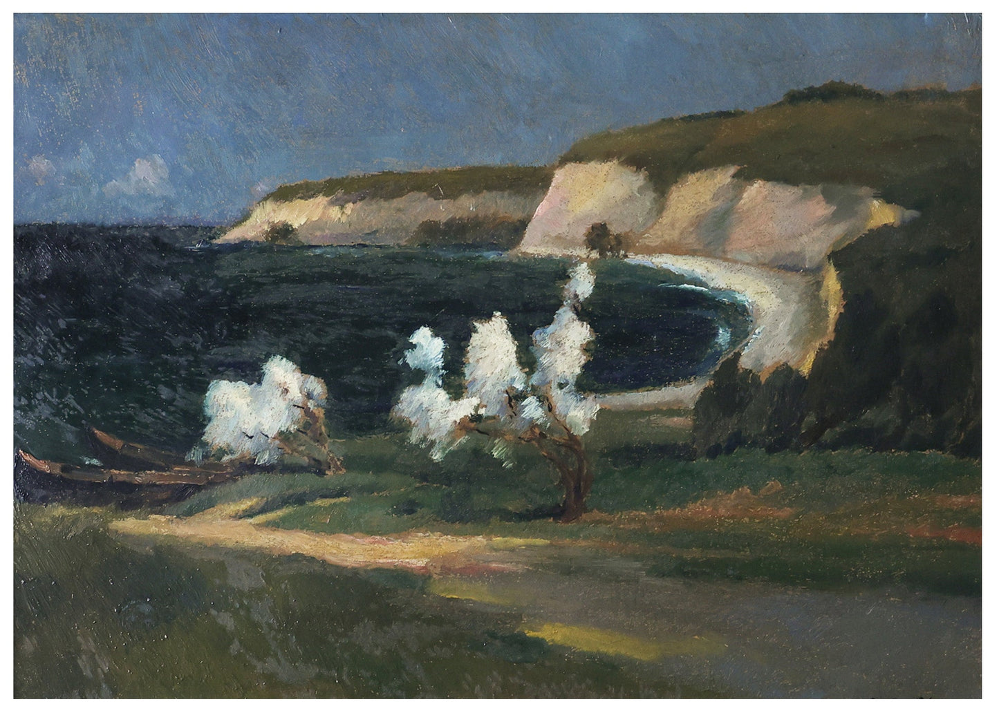 Leon Alexandru Biju Peisaj Tuzla - Pictura
