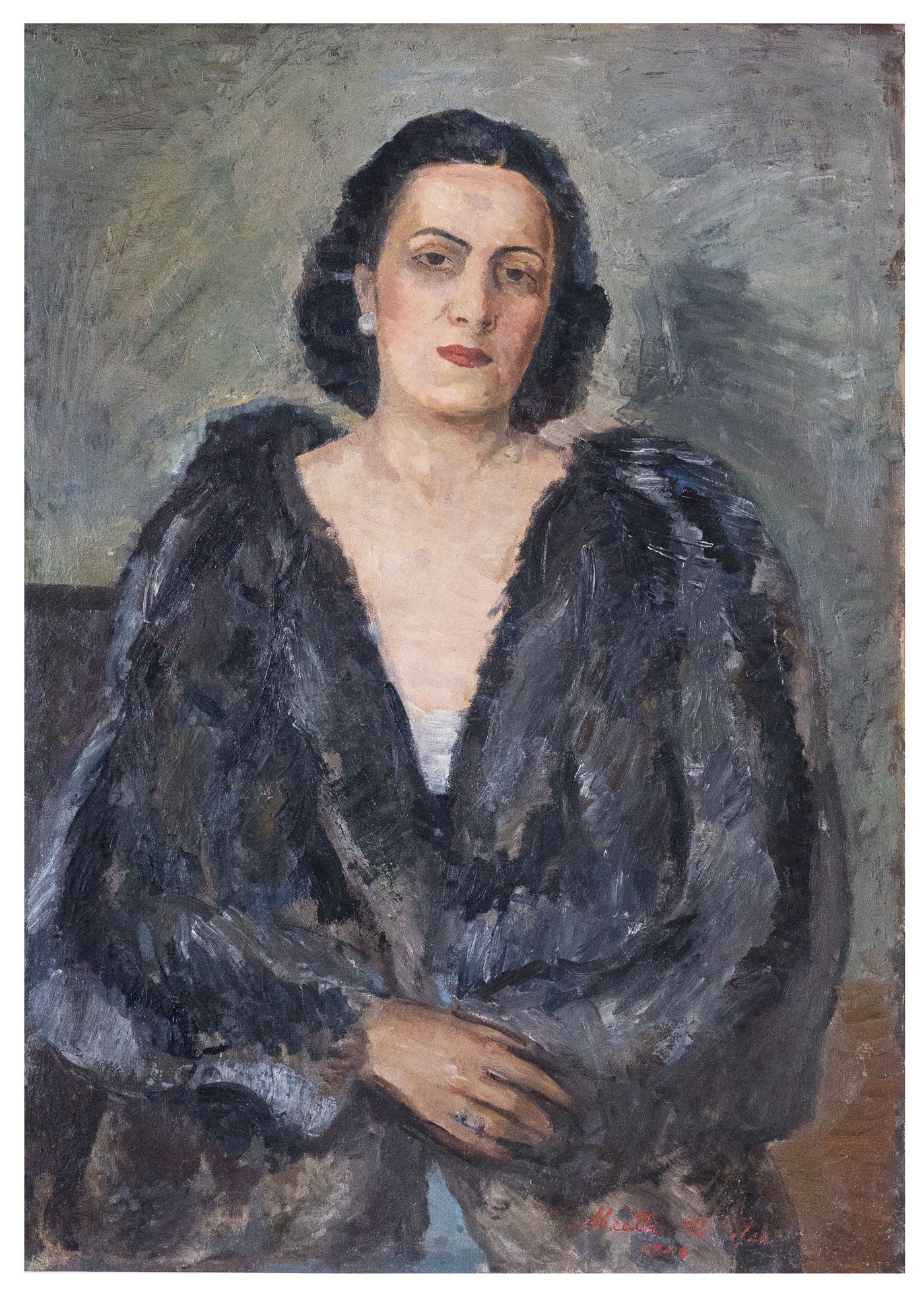 Martha Perieteanu Actrita Dina Teodorescu - Pictura