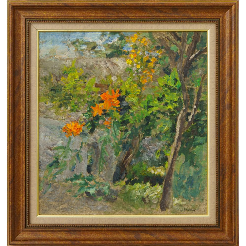 Mihai Sarbulescu Colt de gradina - Pictura