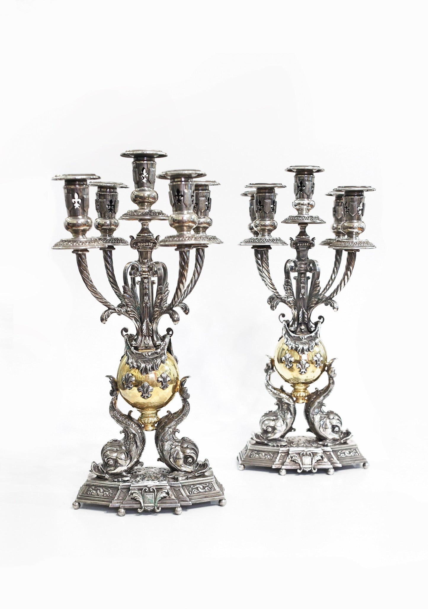 Sfesnice din argint Brandimarti - Decorative