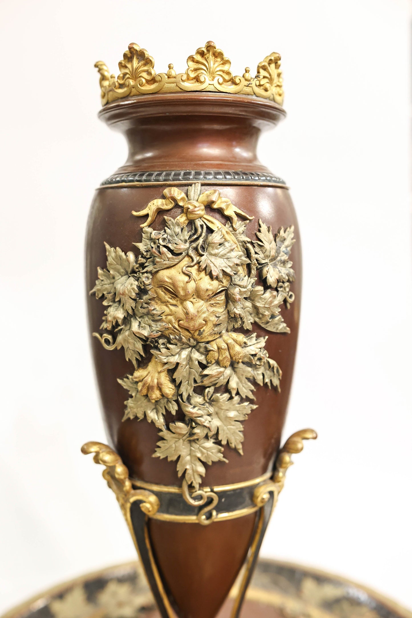 Georges Emile Henri Servant Pereche de vase din bronz policrom - Decorative