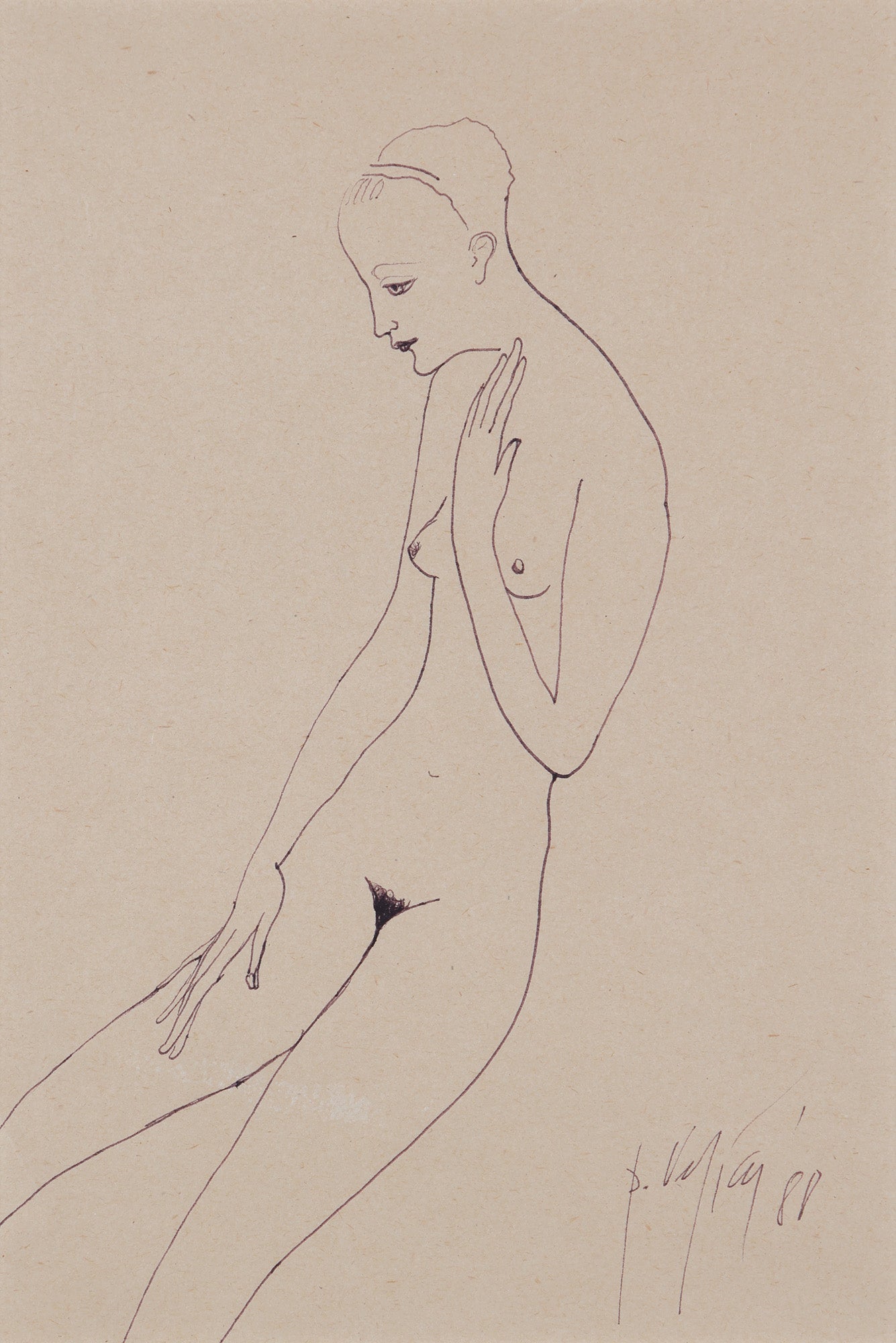 Petre Velicu Melancolie - Grafica