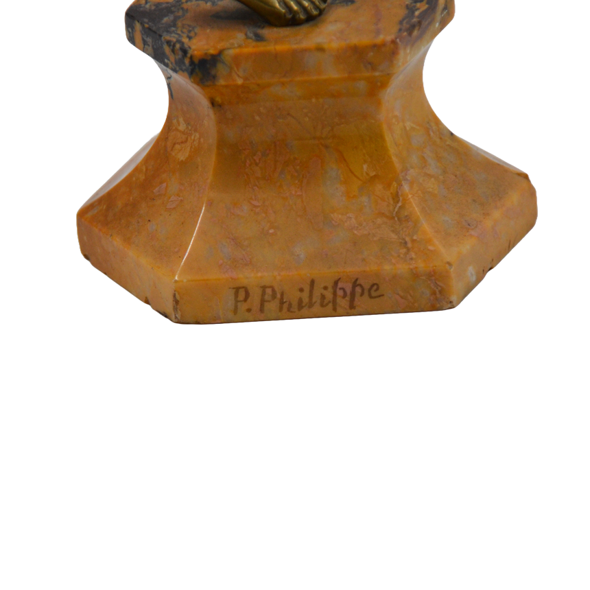 Sculptura bronz, Paul Philippe (1870-1930), "Deșteptare" - TreasureTrove