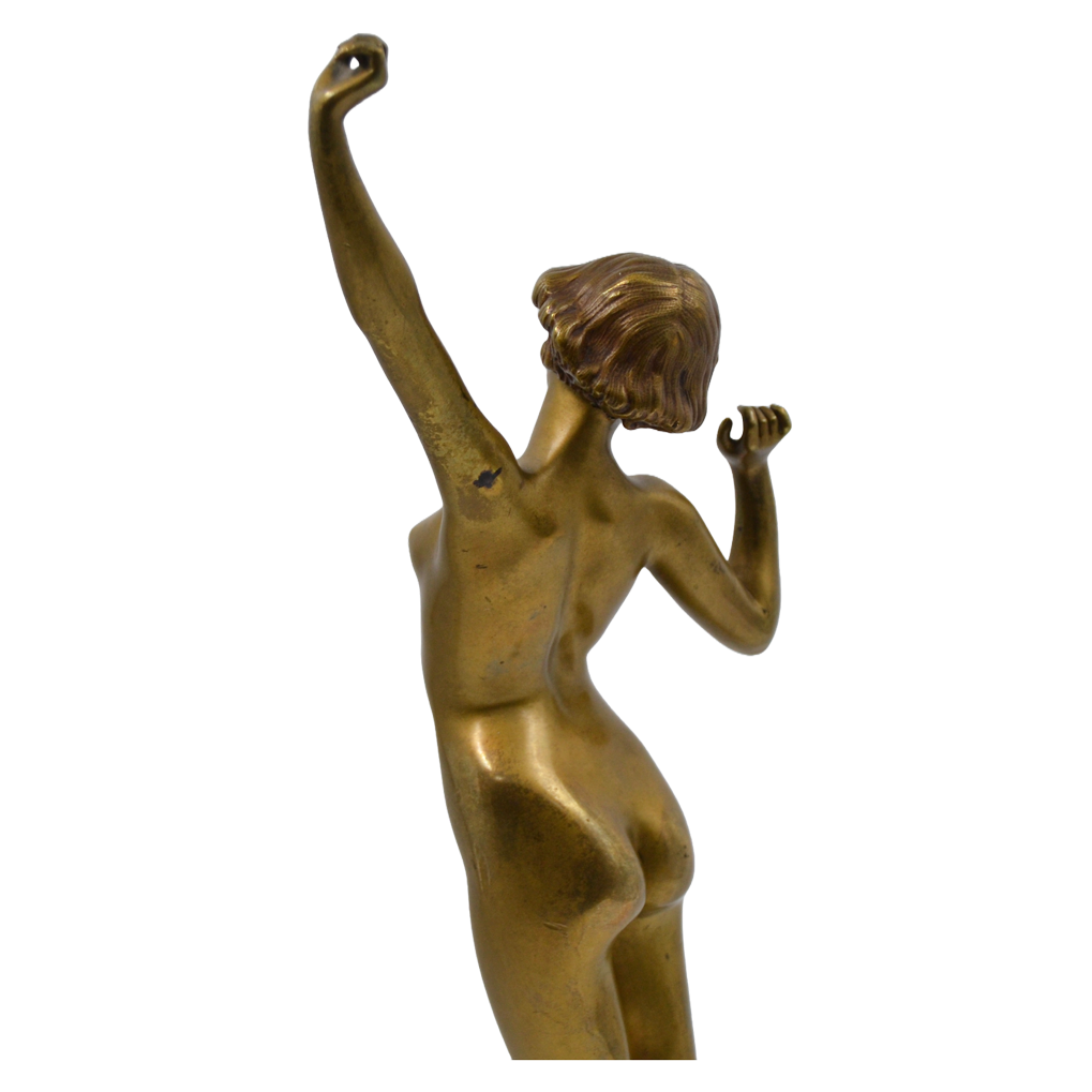 Sculptura bronz, Paul Philippe (1870-1930), "Deșteptare" - TreasureTrove