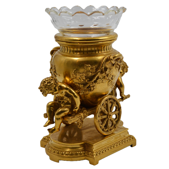 Sculptura bronz doré, Carul lui Bacchus - TreasureTrove