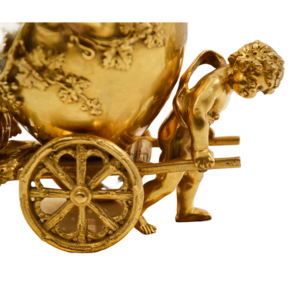 Sculptura bronz doré, Carul lui Bacchus - TreasureTrove