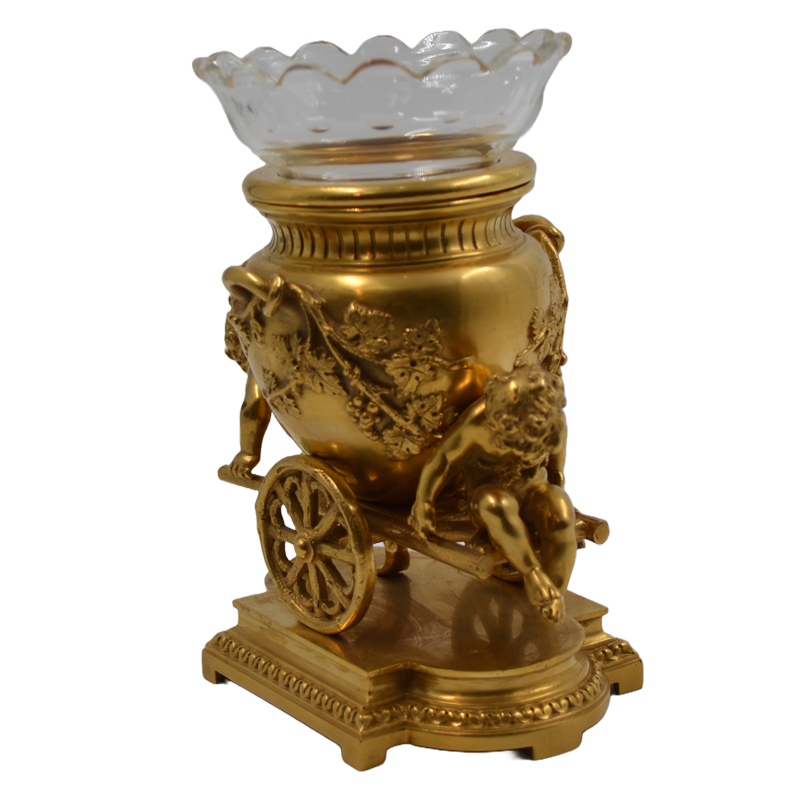 Sculptura bronz doré, Carul lui Bacchus - TreasureTrove