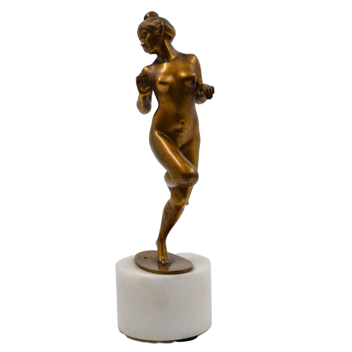 Sculptura bronz dore, "Cochetărie" - TreasureTrove