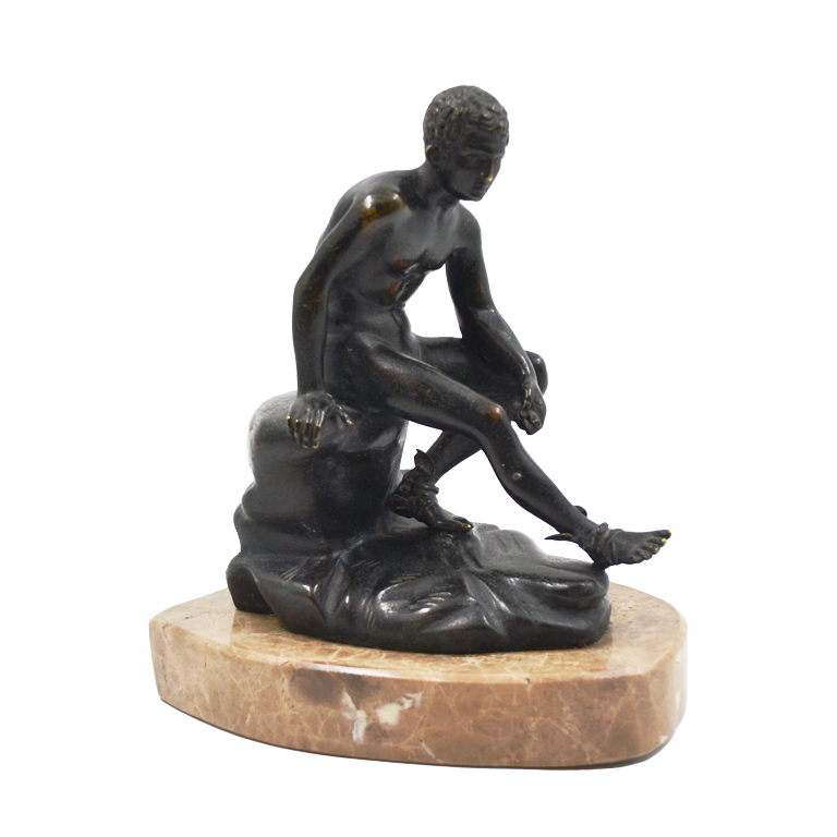 Sculptura bronz, Hermes Asezat - TreasureTrove