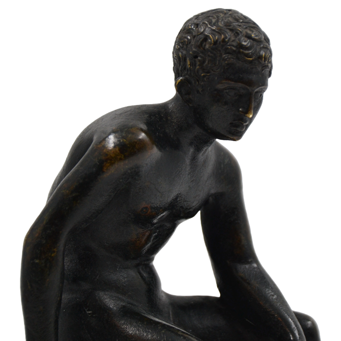 Sculptura bronz, Hermes Asezat - TreasureTrove