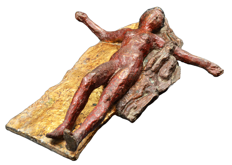 Sculptura din bronz, Silvia Radu (n. 1935), "Înger" - TreasureTrove