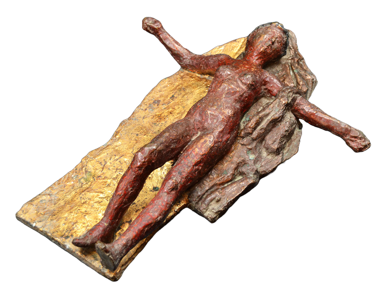 Sculptura din bronz, Silvia Radu (n. 1935), "Înger" - TreasureTrove