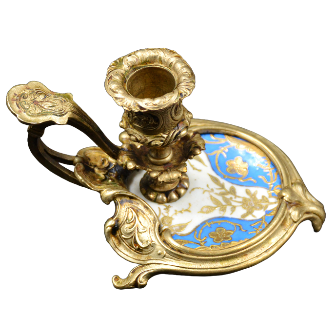 Sfeșnic din bronz dore, Viena - TreasureTrove