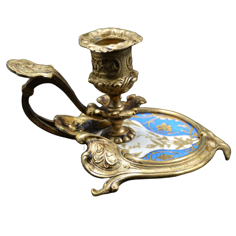 Sfeșnic din bronz dore, Viena - TreasureTrove