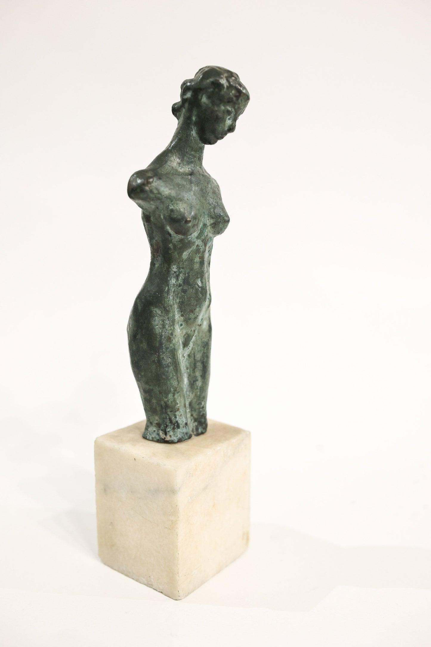 Statueta din bronz patinat „Nud” – Milita Petrascu - Sculptura