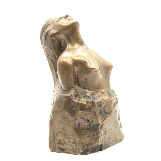 Sculptura din bronz, BUST DE FEMEIE