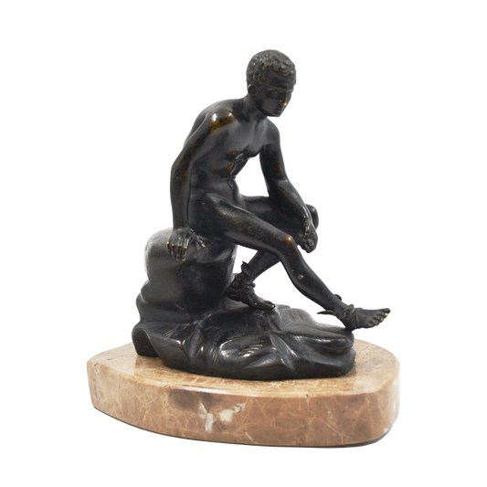 Sculptura bronz, Hermes Asezat