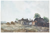 Adam Baltatu Peisaj rural - Grafica