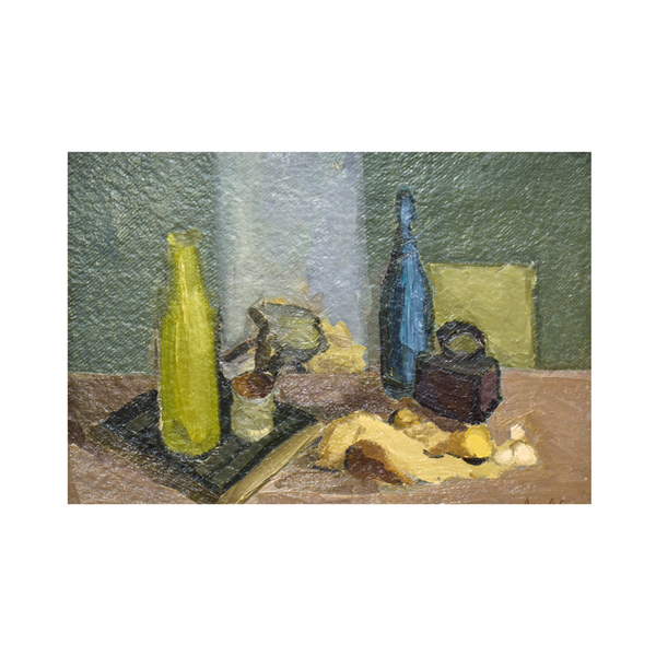 Ana Asvadurova Ciucurencu, Natura moarta cu doua sticle - TreasureTrove