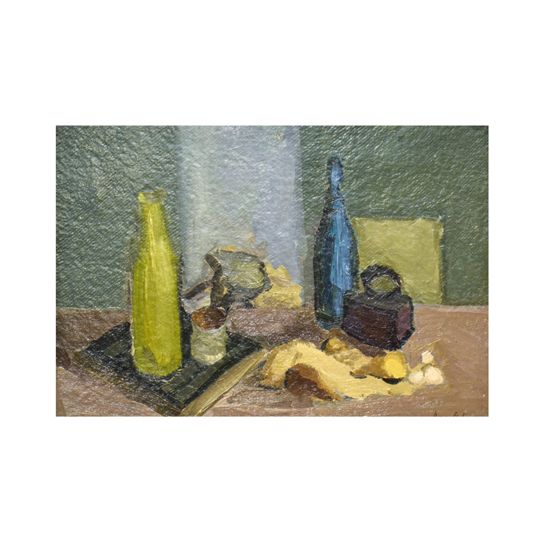 Ana Asvadurova Ciucurencu, Natura moarta cu doua sticle - TreasureTrove