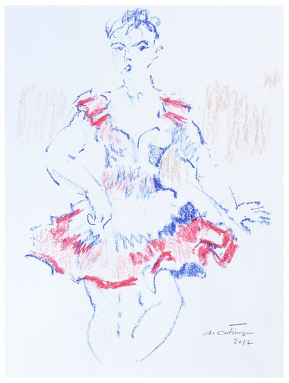 Augustin Costinescu Balerina - Pictura