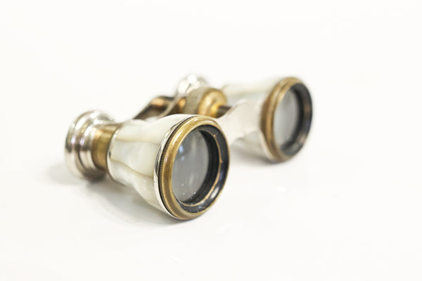 Binoclu pentru opera din bronz dore si sidef - Accesorii Femei