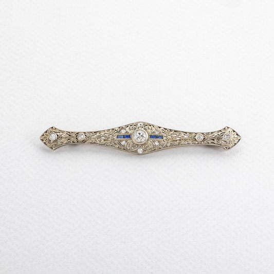 Brosa cu diamante naturale - Brosa