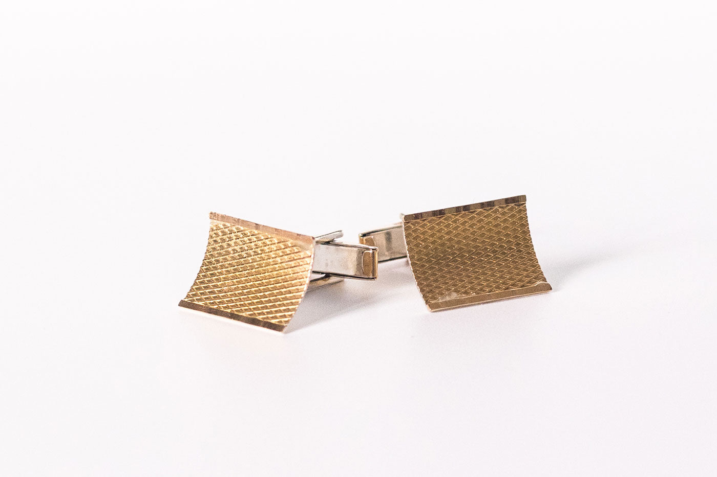 Butoni din argint aurit Art Deco barbat - Accesorii Barbati