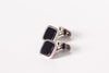 Butoni din argint cu onix Art Deco barbat - Accesorii Barbati