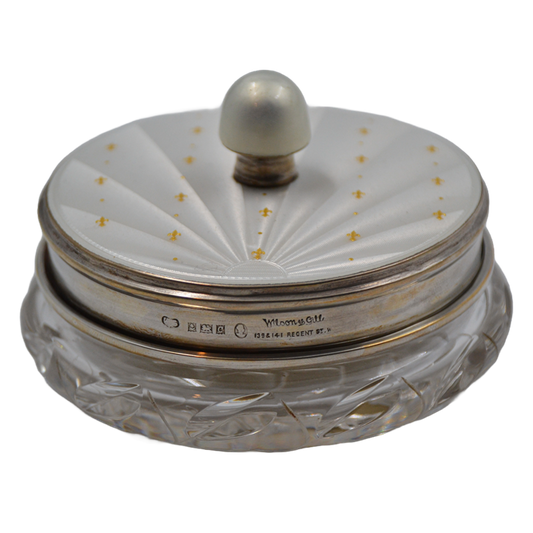 Caseta din cristal, argint - TreasureTrove