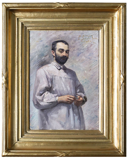 Dimitrie Serafim Portretul sculptorului Stefan Ionescu-Valbudea - Pictura