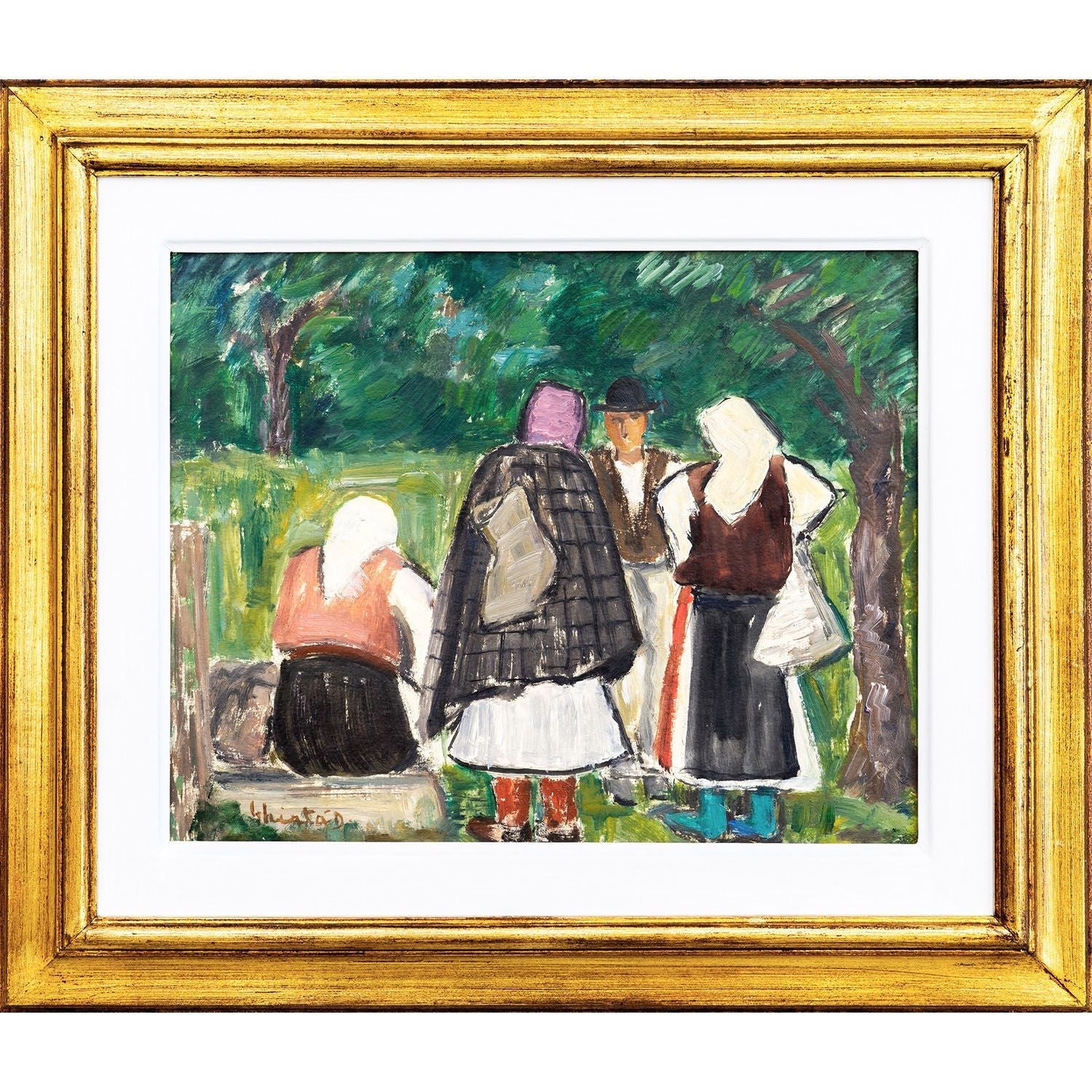 Dumitru Ghiata In livada - Pictura