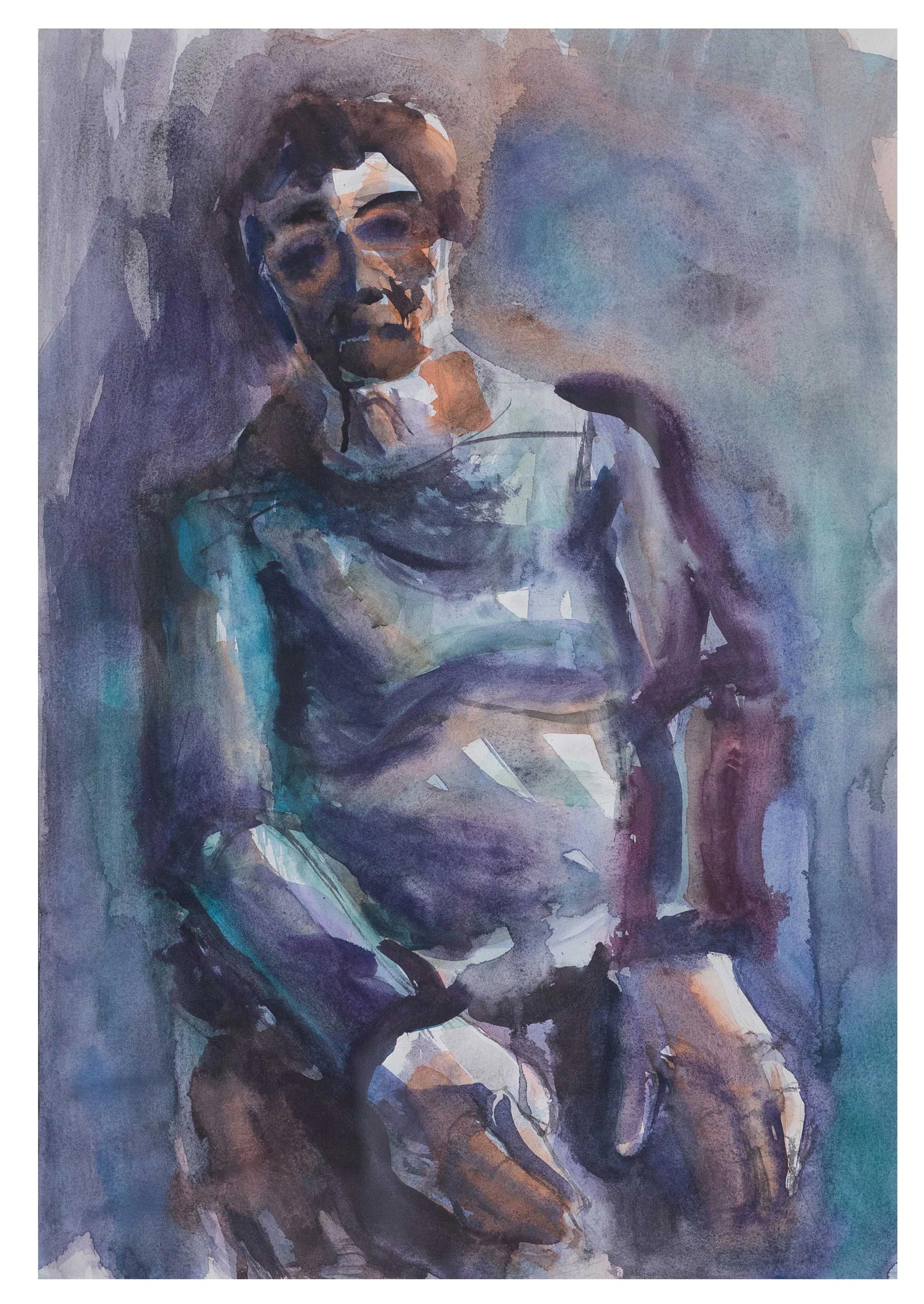 Ecaterina Vrana Studiu de portret - Pictura
