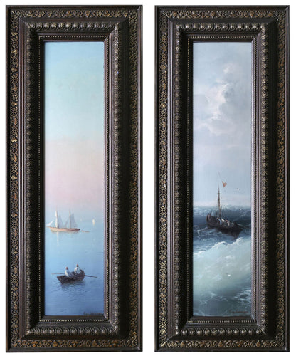 Eugen Voinescu Marine (pereche de tablouri) - Pictura