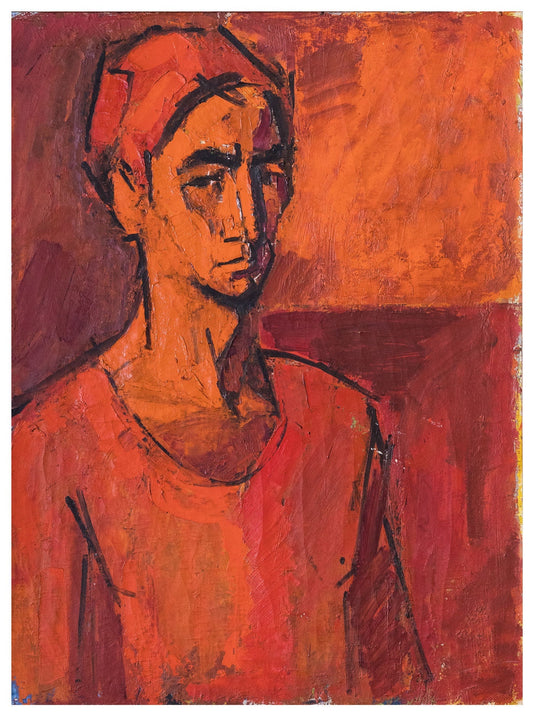 Gheorghe Iacob Portret de Barbat - Pictura