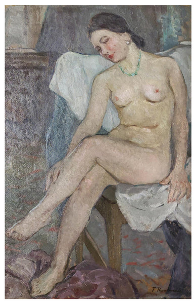 Gheorghe Teodorescu Romanati Nud - Pictura