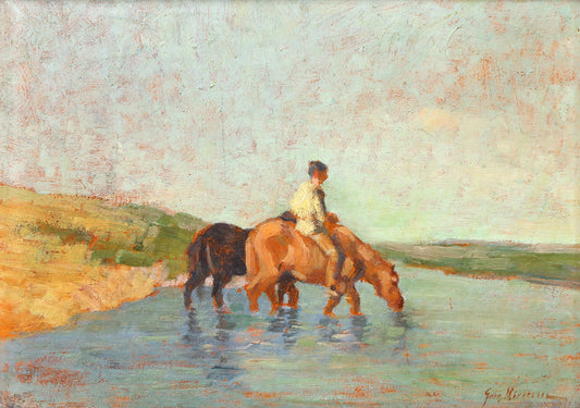 Gore Mircescu La rau - Pictura