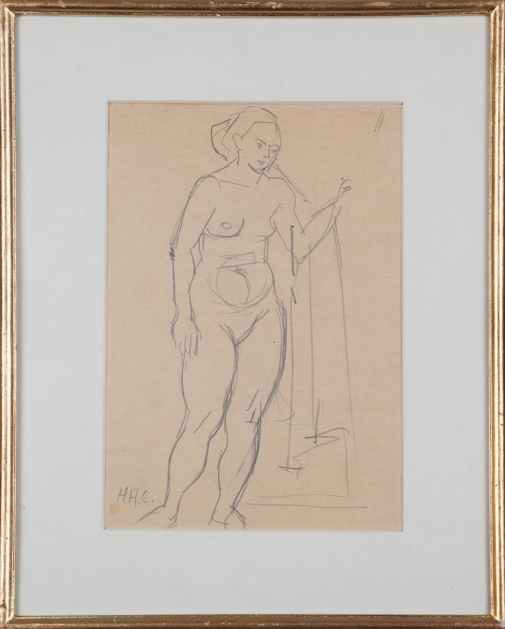 Henri Catargi Nud - Grafica