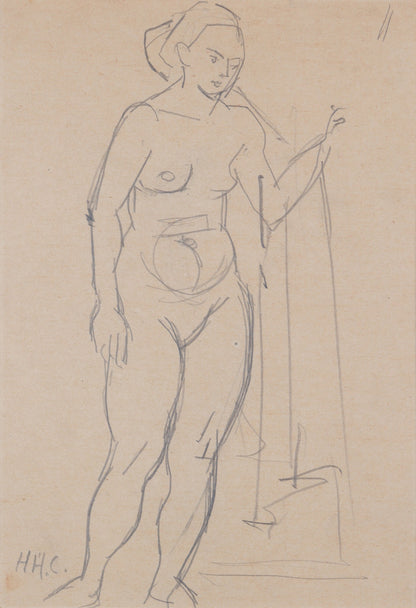 Henri Catargi Nud - Grafica
