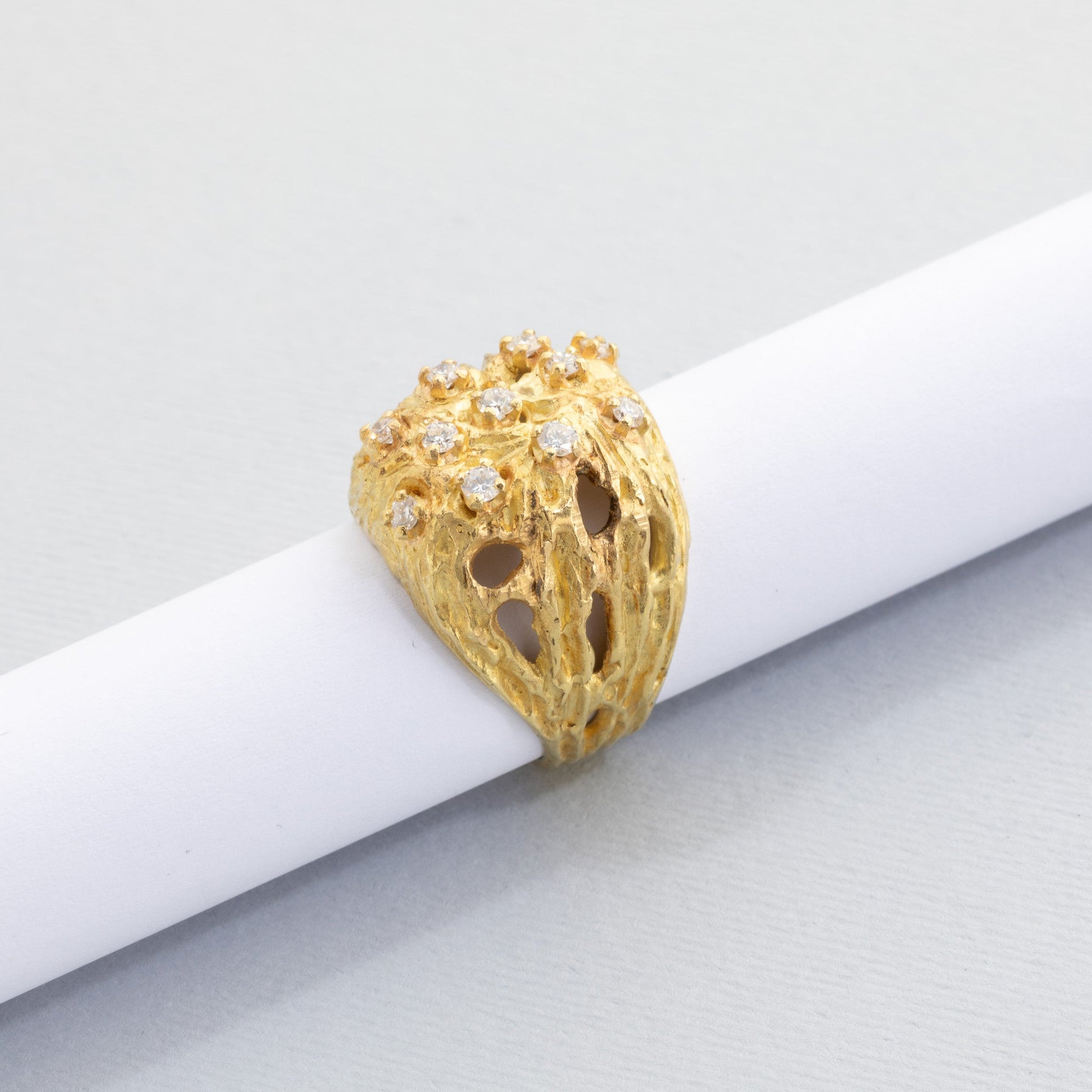 Inel L’Oro Degli Sforzacu cu diamante naturale - Inel