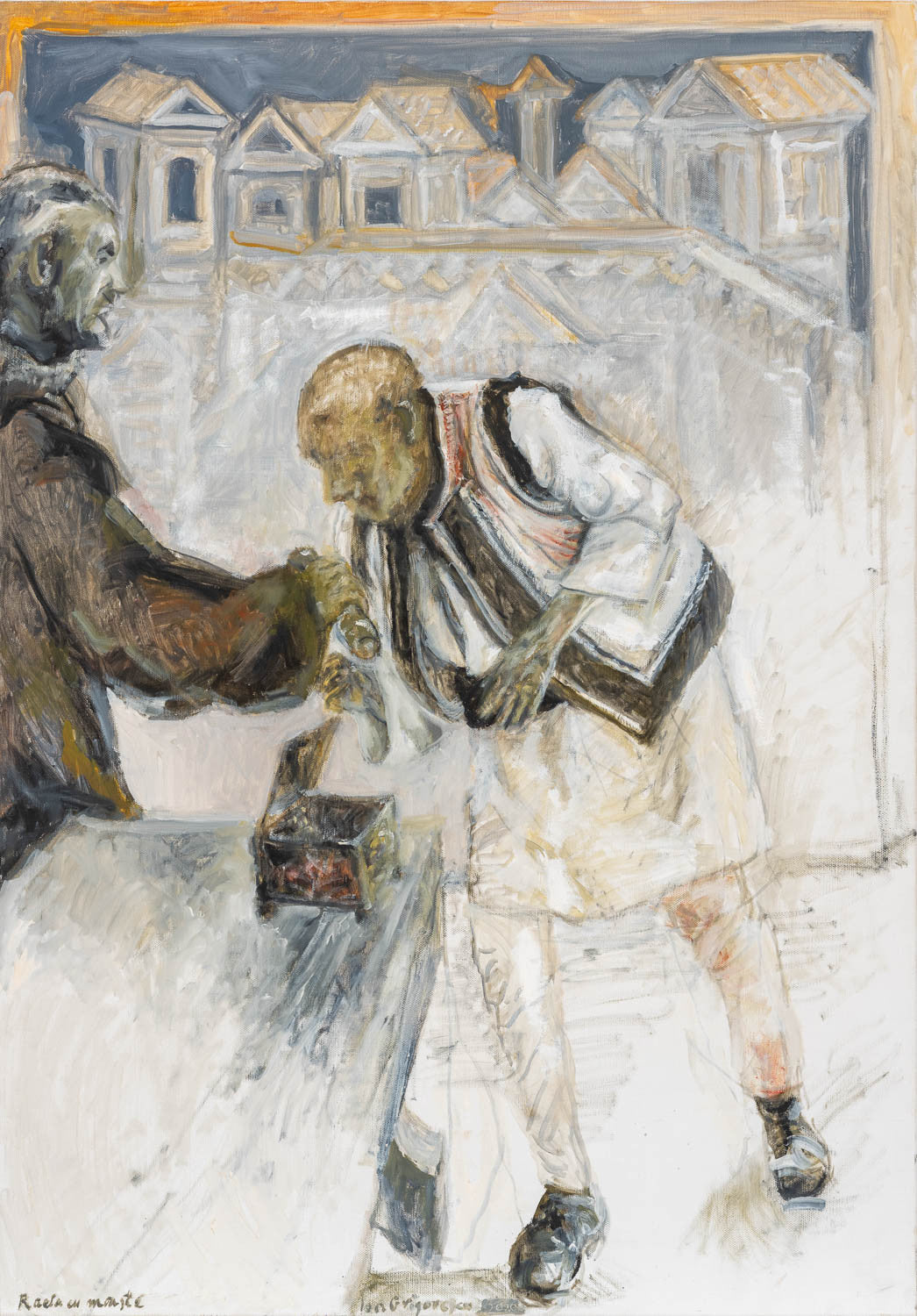 Ion Grigorescu – The Relics (Racla cu moaste) ulei pe panza 2020 - Pictura