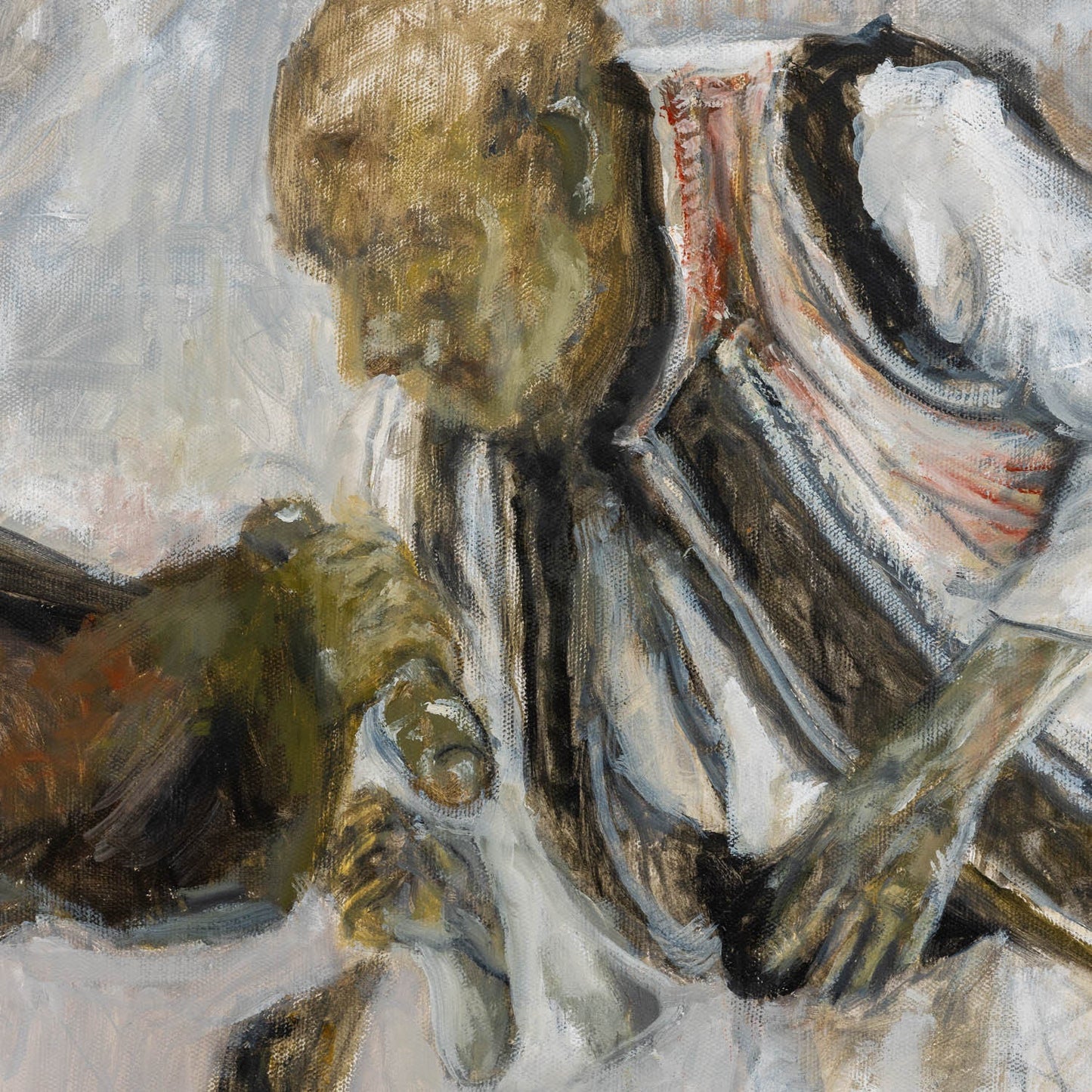 Ion Grigorescu – The Relics (Racla cu moaste) ulei pe panza 2020 - Pictura