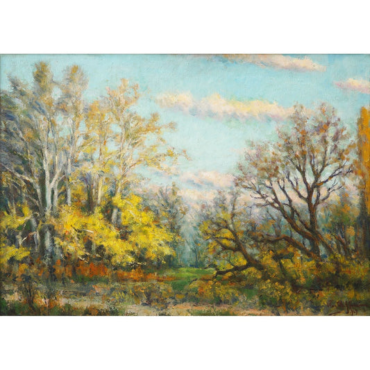 Ion Panteli Stanciu Toamna in padure - Pictura